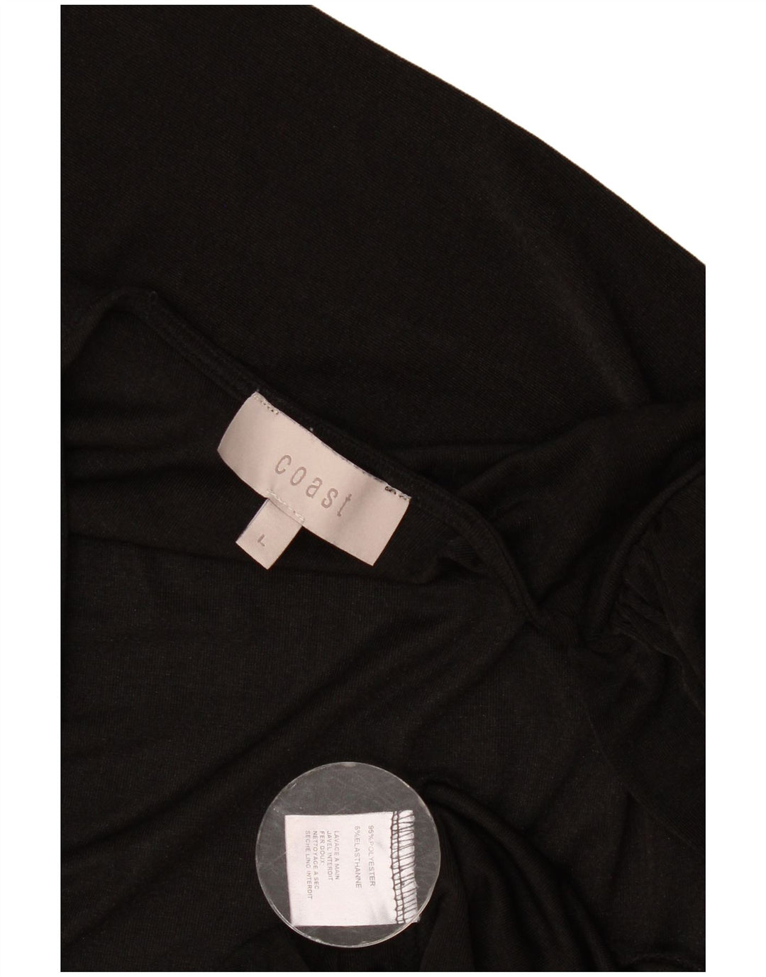 Coast Body à manches longues pour femme UK 44 Large Noir Polyester