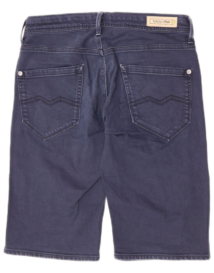 Meltin' Pot Short en Jean Homme W31 Coton Bleu Marine Moyen