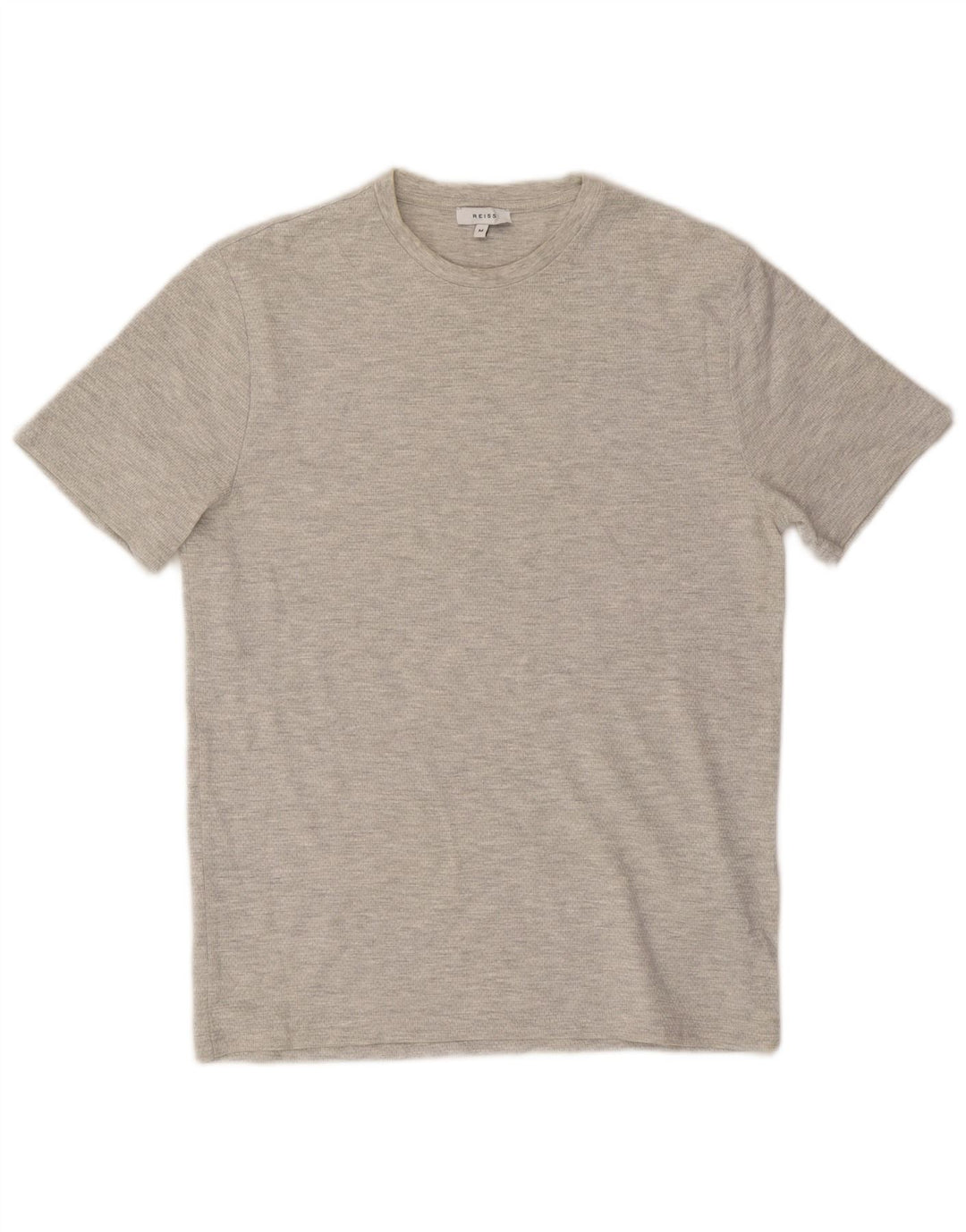 Reiss T-Shirt Homme Gris Moyen Moucheté Coton