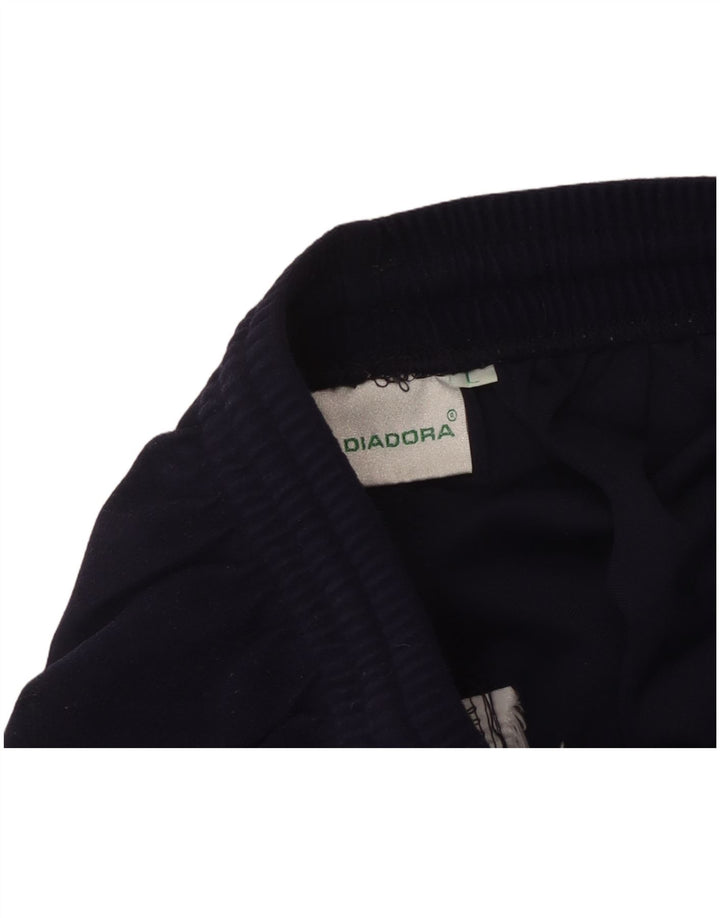 DIADORA Pantalon de Survêtement en Velours Homme Large Bleu Marine
