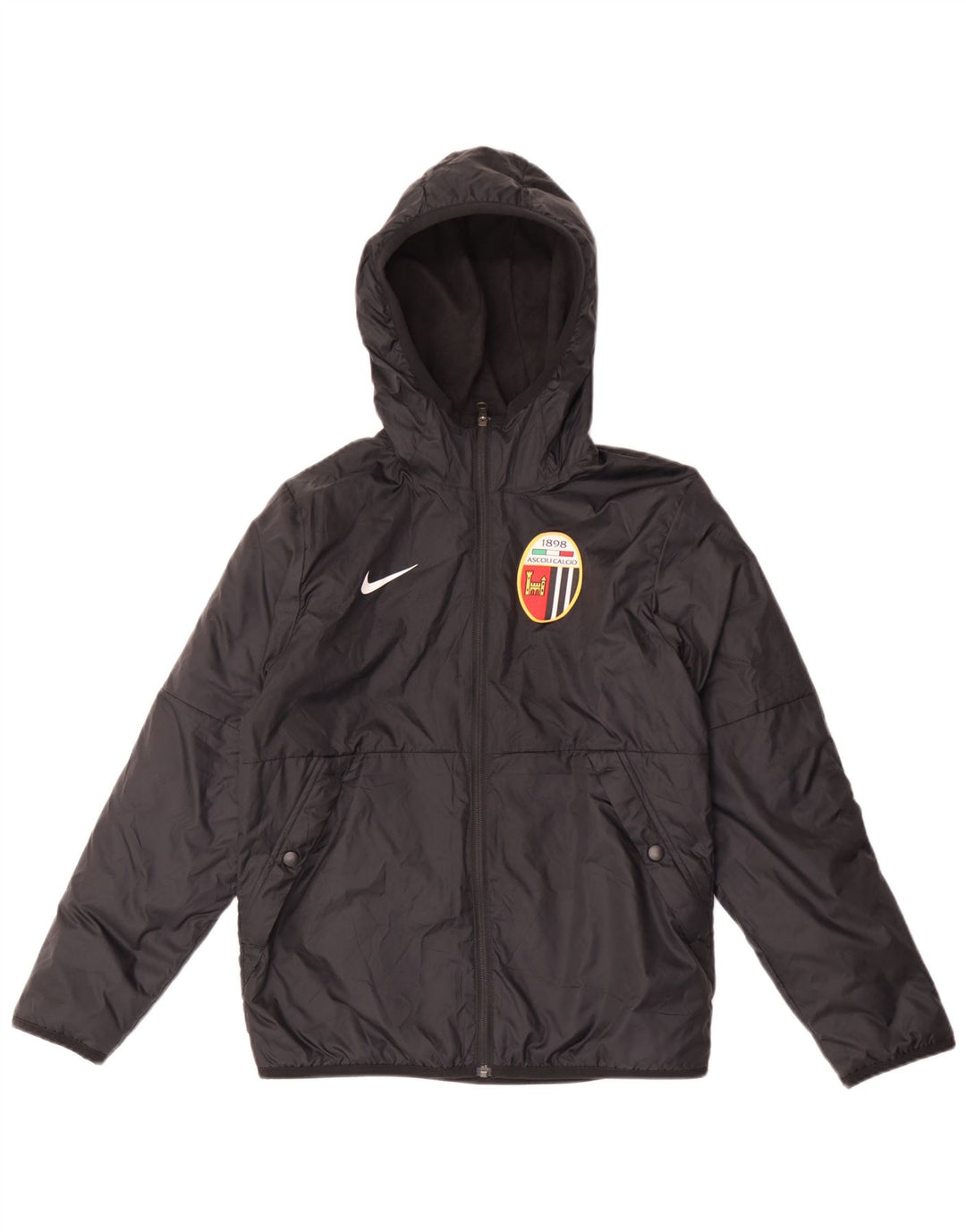 Veste coupe-vent à capuche Nike garçon 12-13 ans noir moyen polyester