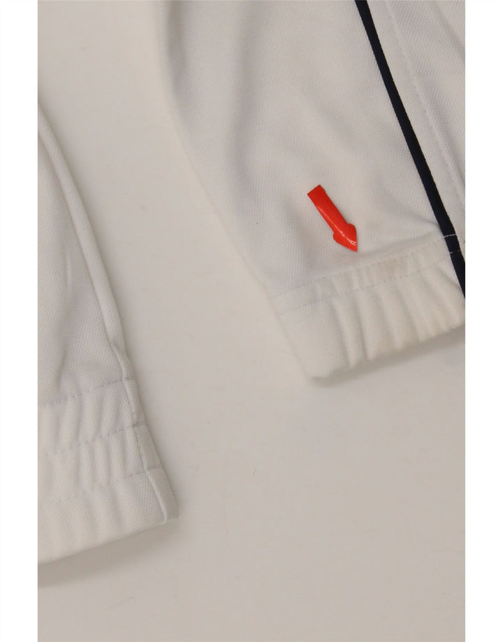 Asics Graphic Survêtement Top Veste Garçon 7-8 Ans Blanc Colorblock
