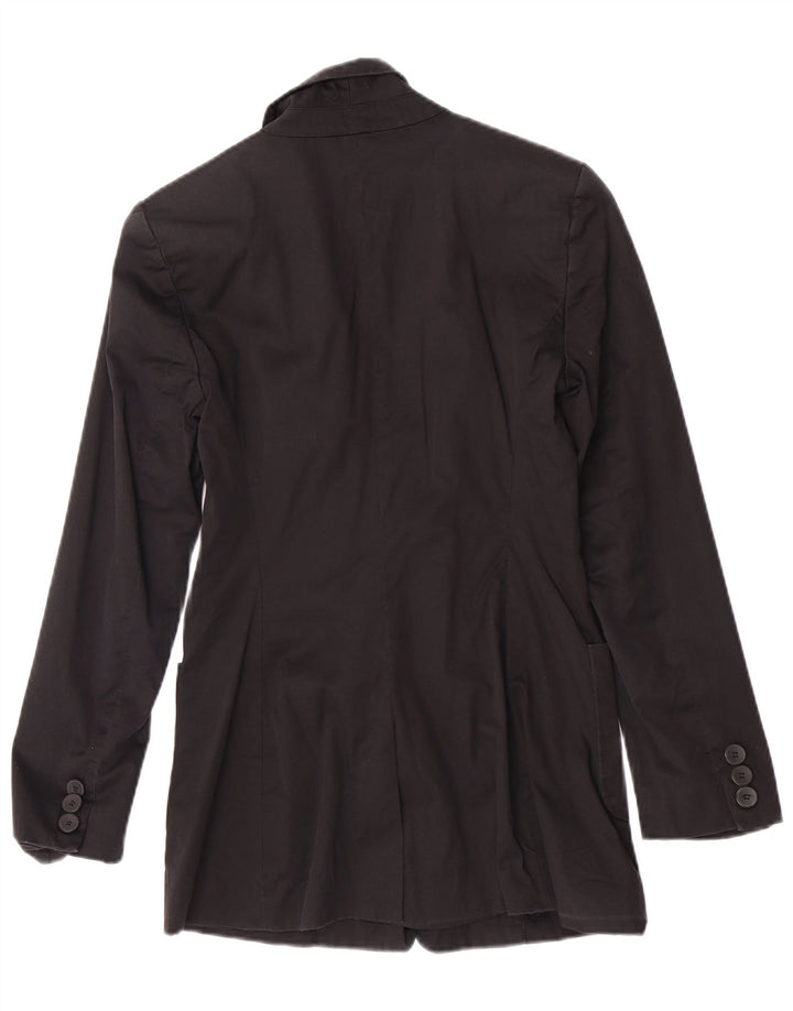 Oasis Veste blazer 1 bouton pour femme UK 8 Small Noir