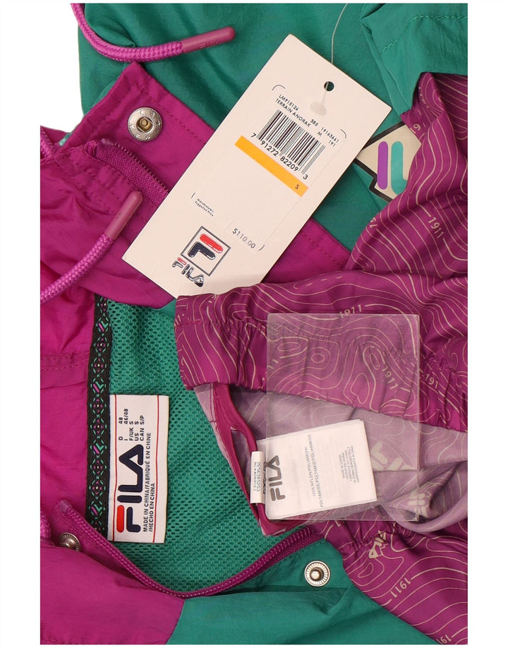 Fila Veste de survêtement graphique pour hommes, petit, violet, colour block