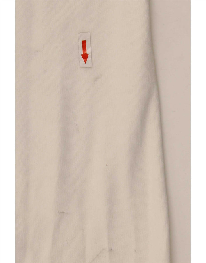 Champion Pull à capuche zippé pour homme 2XL en coton blanc