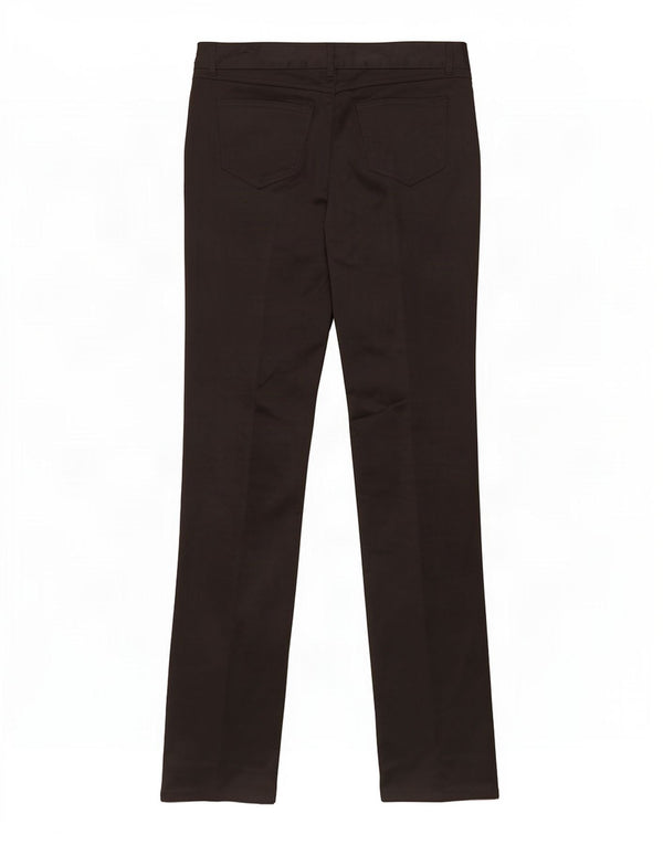 Zara Pantalon décontracté droit pour femme EU 38 Small W28 L34 Noir Polyester