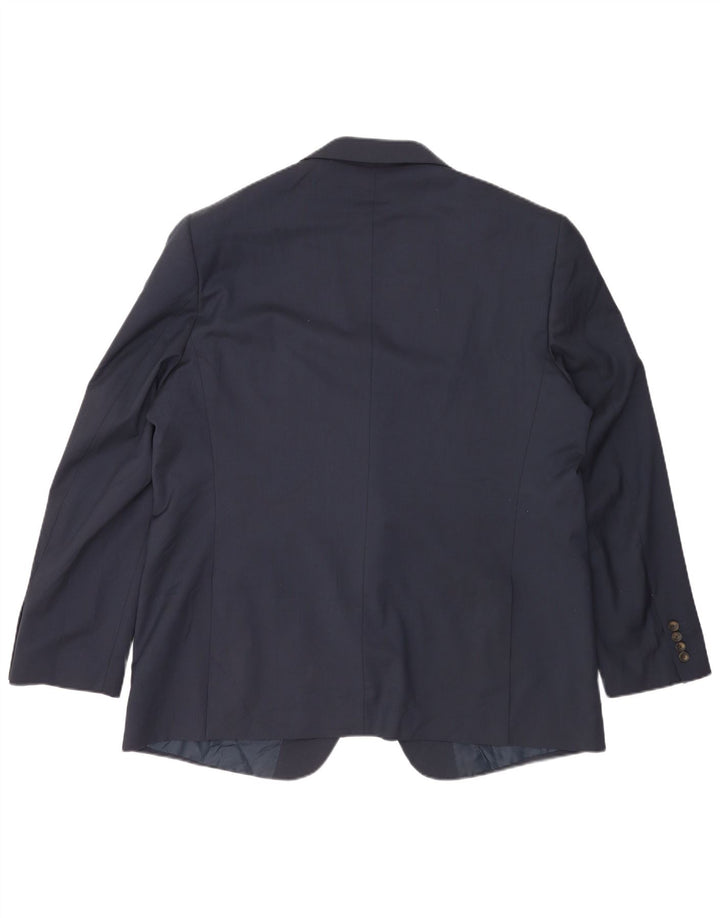 Marks & Spencer Veste blazer à 2 boutons pour homme UK 48 2XL Bleu marine Polyester