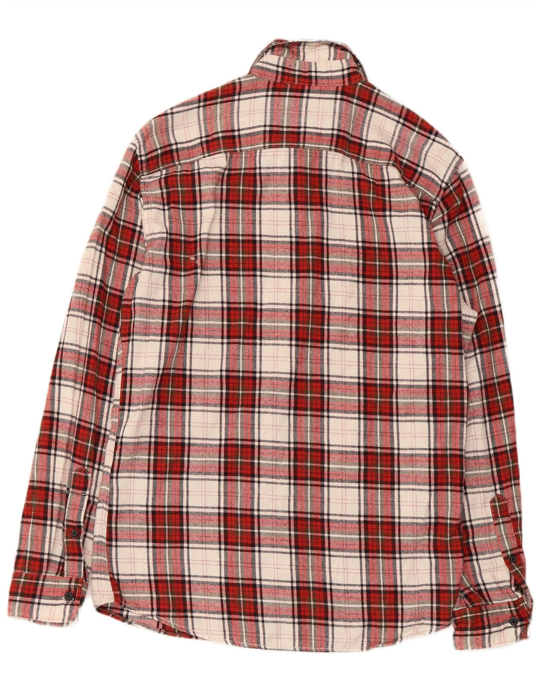 Jack & Jones Chemise en Flanelle Homme Rouge Moyen à Carreaux en Coton