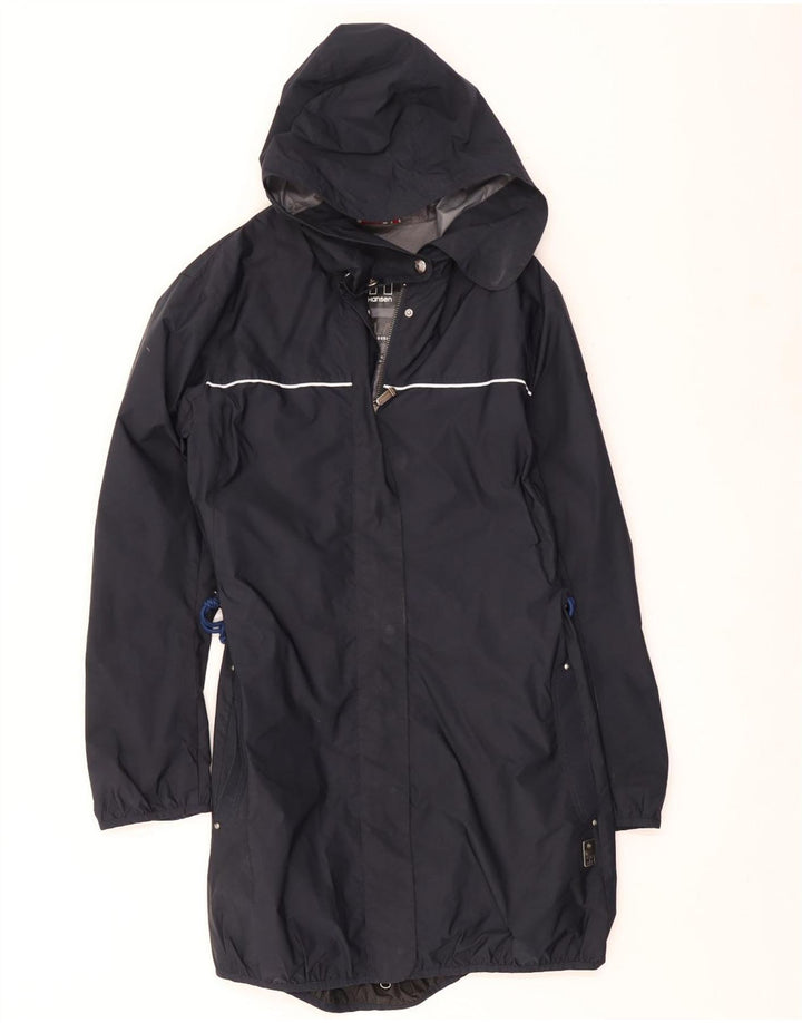 Helly Hansen Manteau imperméable à capuche pour femme UK 16 Large Noir Polyester