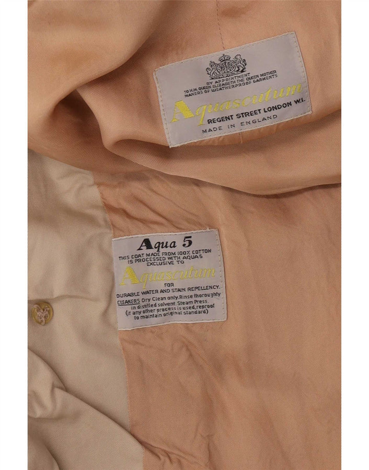 Aquascutum Manteau Homme UK 40 Grand Coton Beige