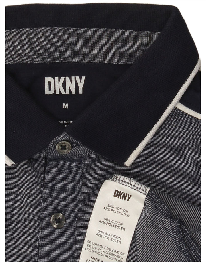 DKNY Polo Homme Bleu Marine Moyen Coton