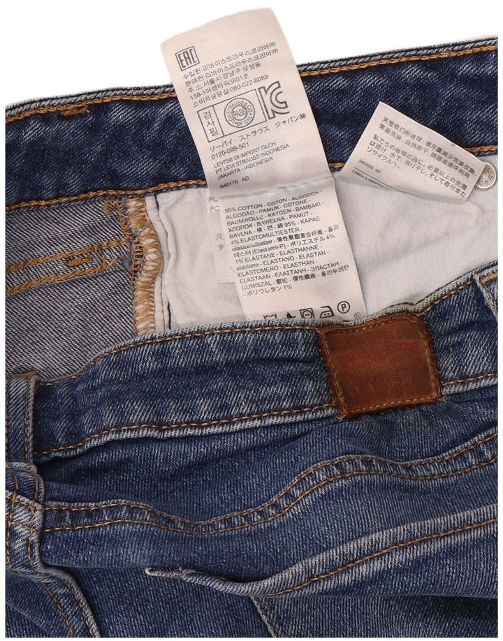 Levi's Jean Slim 712 Femme W29 L32 Bleu Coton