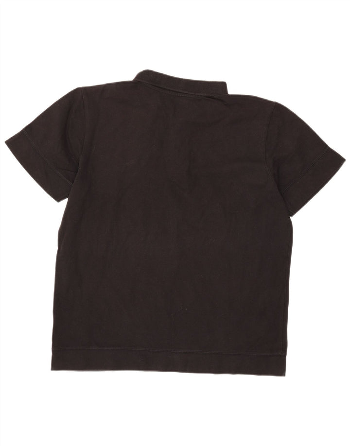 Puma Polo Homme Noir Moyen Coton