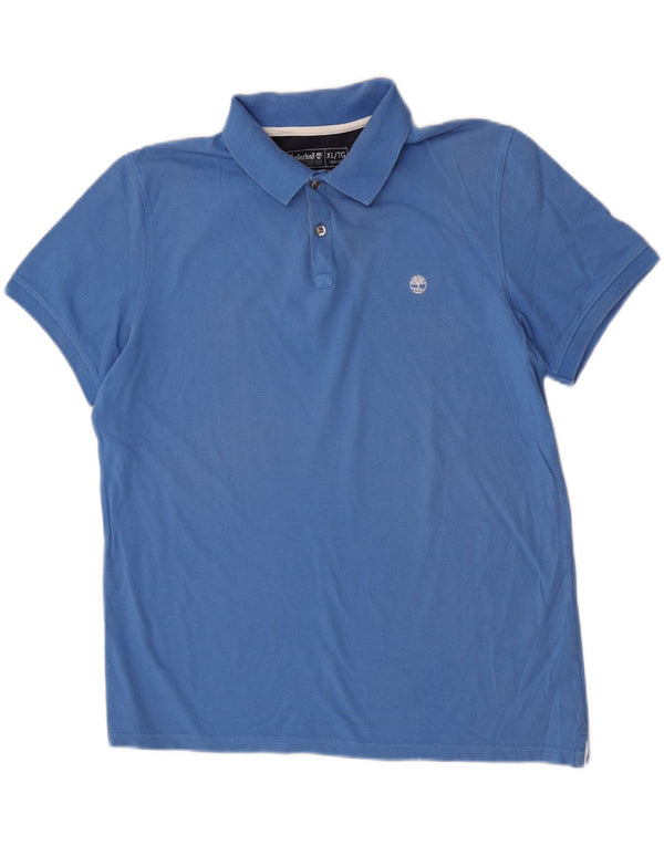 Timberland Polo Slim Fit Homme Bleu Coton XL