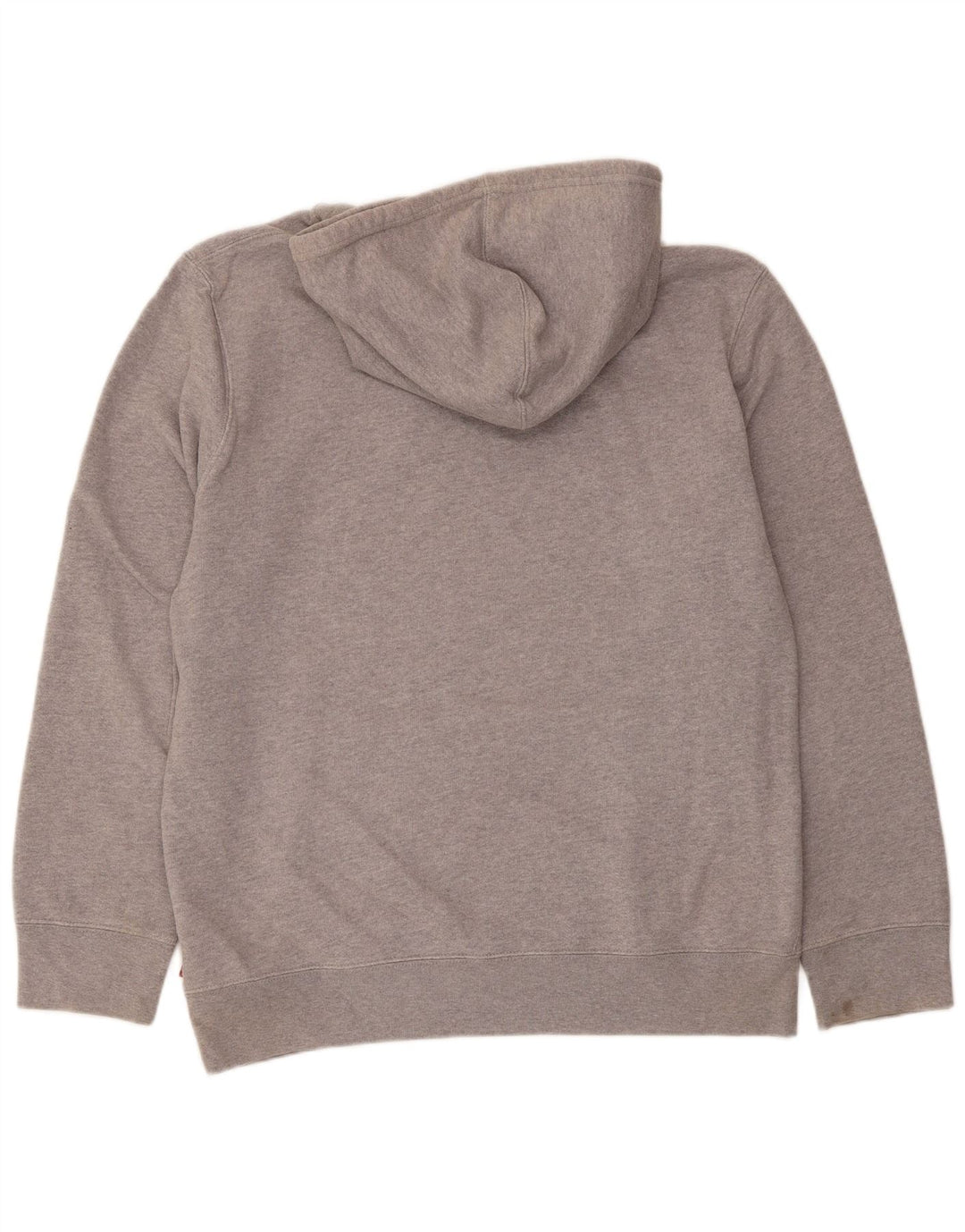 Levi's Pull à Capuche Graphique Homme Gris Coton Large