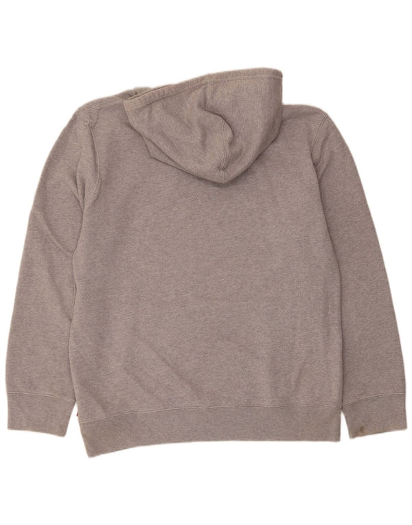 Levi's Pull à Capuche Graphique Homme Gris Coton Large
