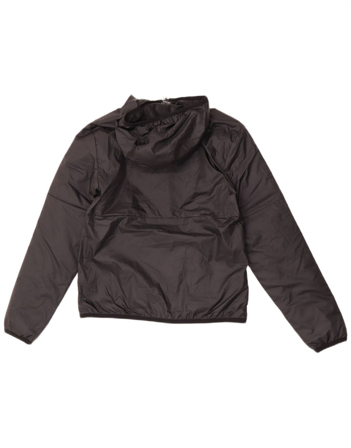 Nike Veste coupe-vent à capuche graphique pour homme UK 36 Petit Noir Polyester