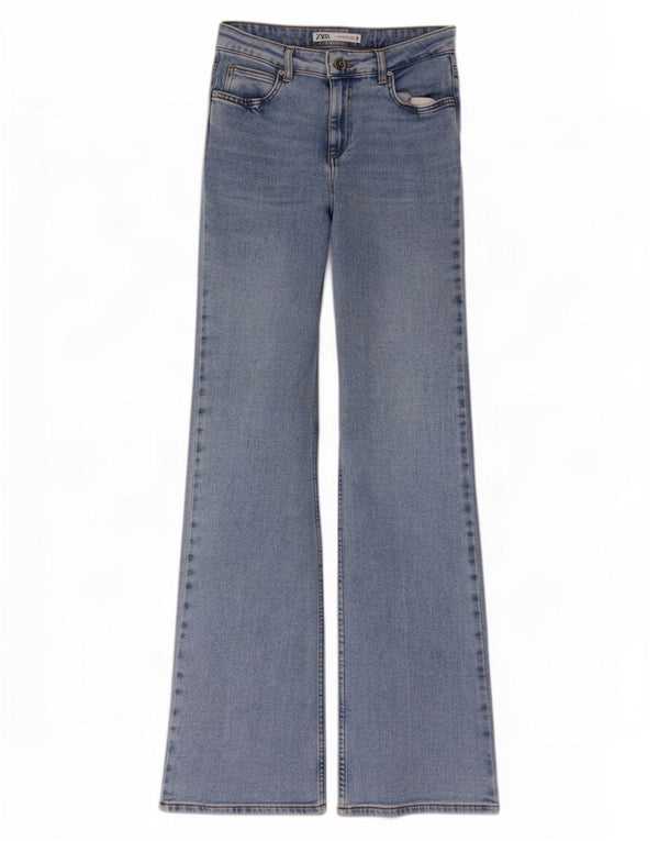 Zara Jeans Bootcut Homme EU 38 Small W28 L34 Bleu Coton