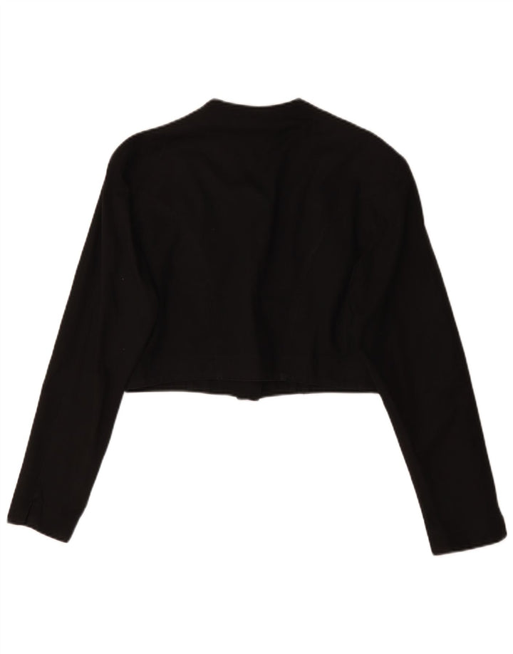 Swinger Veste Boléro Courte Femme IT 42 Coton Noir Moyen