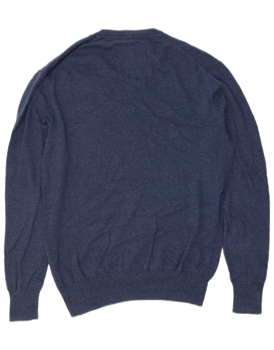 Superdry Pull Col V Homme Bleu Marine Moyen Coton