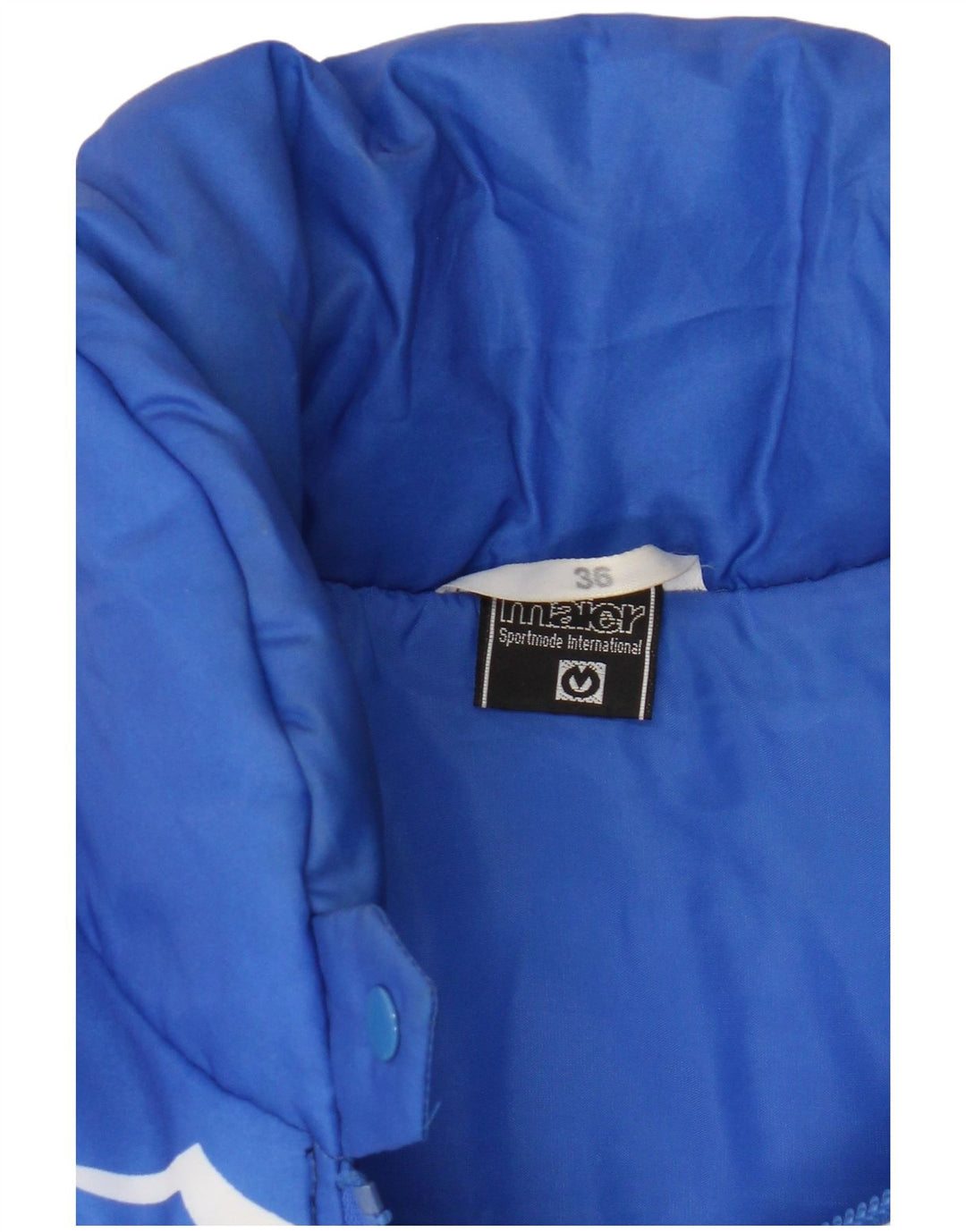 Maier Veste matelassée pour femme EU 36 Small Bleu Colorblock Polyamide