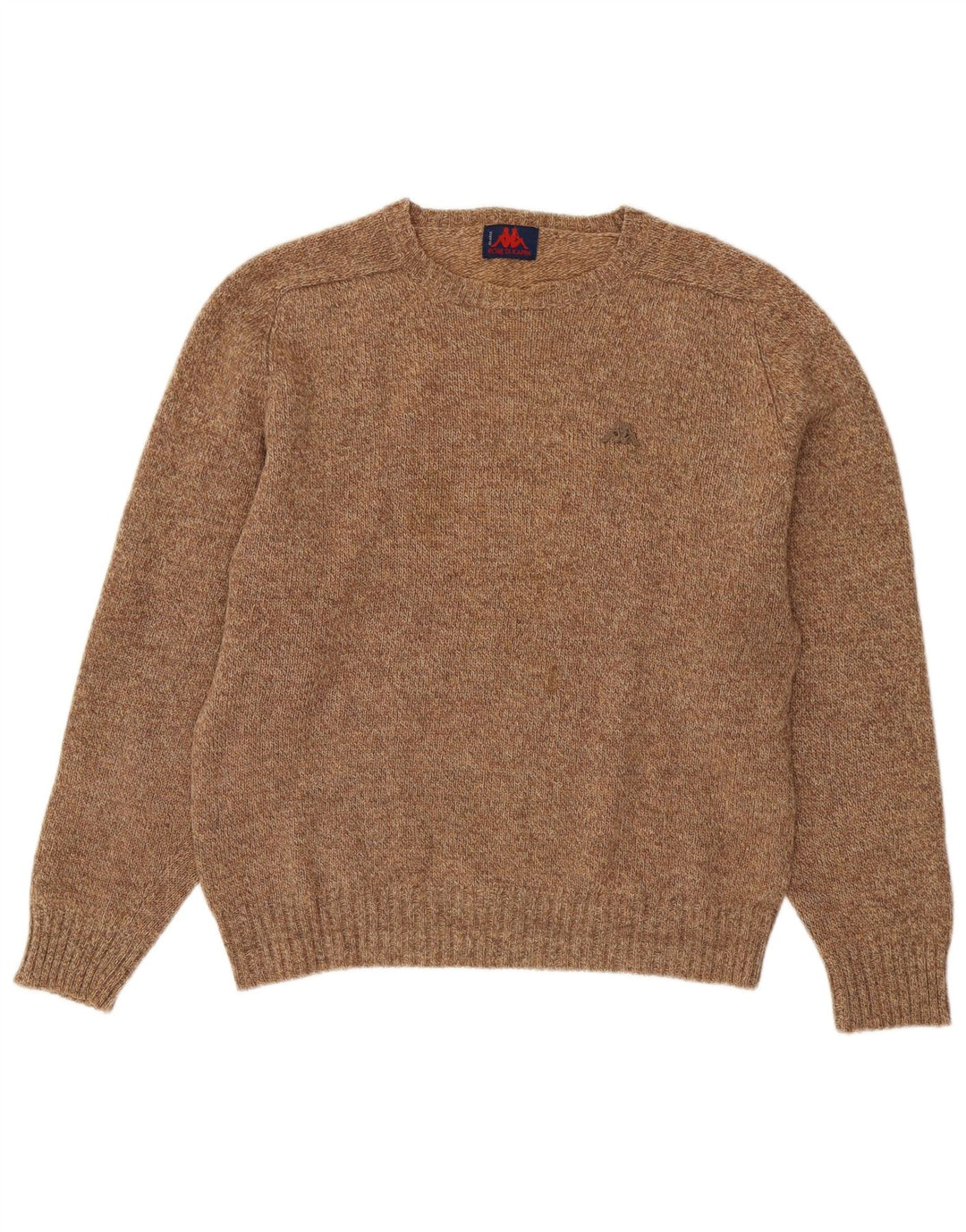 Kappa Pull à col rond pour femme UK 16 Large laine marron
