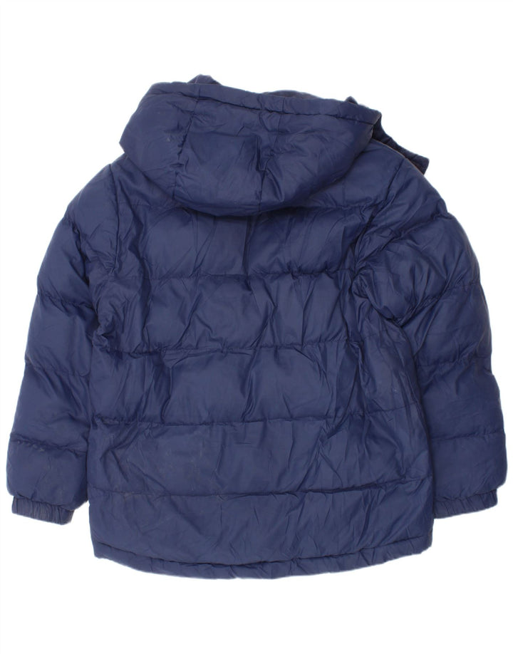 Timberland Veste matelassée à capuche garçon 7-8 ans Bleu Polyester
