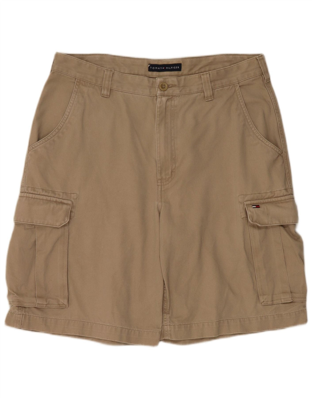 Tommy Hilfiger Short Cargo Homme W33 Coton Beige Moyen
