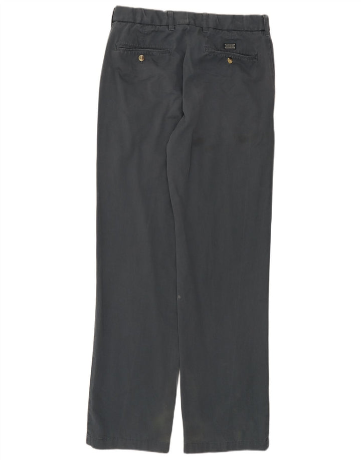 Marks & Spencer Pantalon de costume droit pour homme W32 L33 Gris Coton