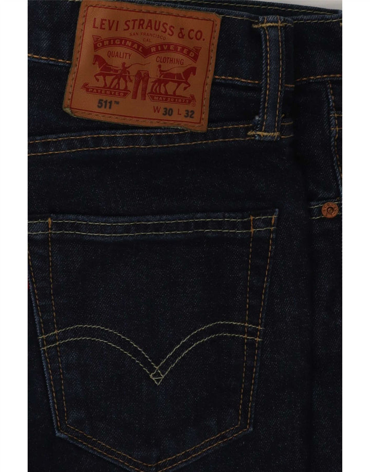 Levi's Jean Slim 511 Homme W30 L29 Bleu Coton