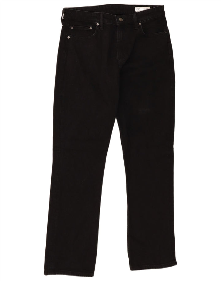 Zara Jean droit pour femme EU 40 Medium W30 L32 Noir