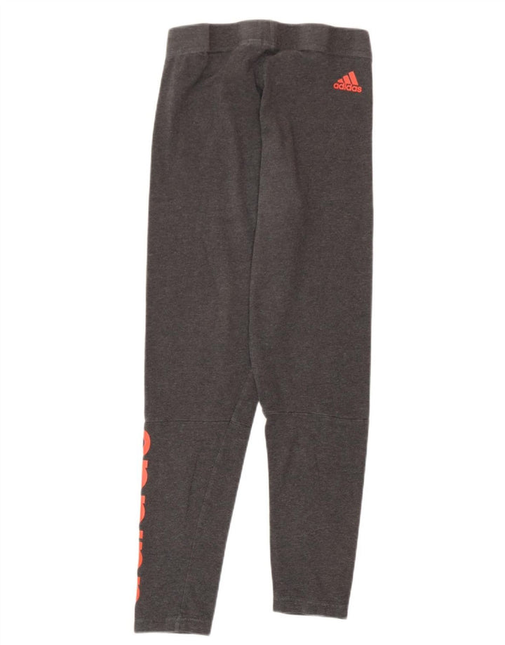 Adidas Leggings graphiques pour femmes UK 8 petit gris moucheté