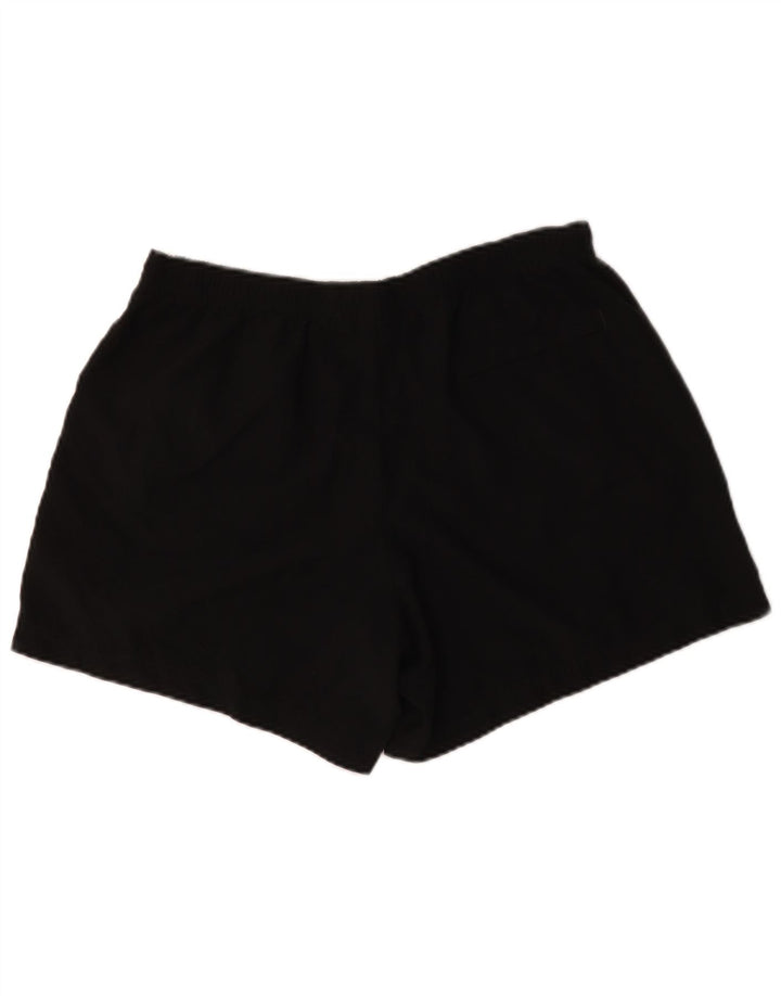 Nike Short de sport pour femme US 12/14 Large Noir Colorblock Polyester