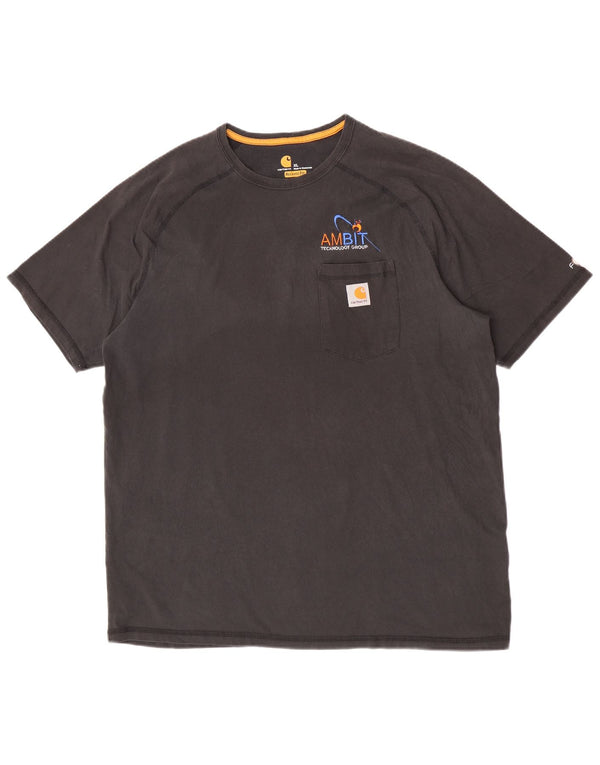 Carhartt T-shirt coupe décontractée pour homme XL Gris Coton