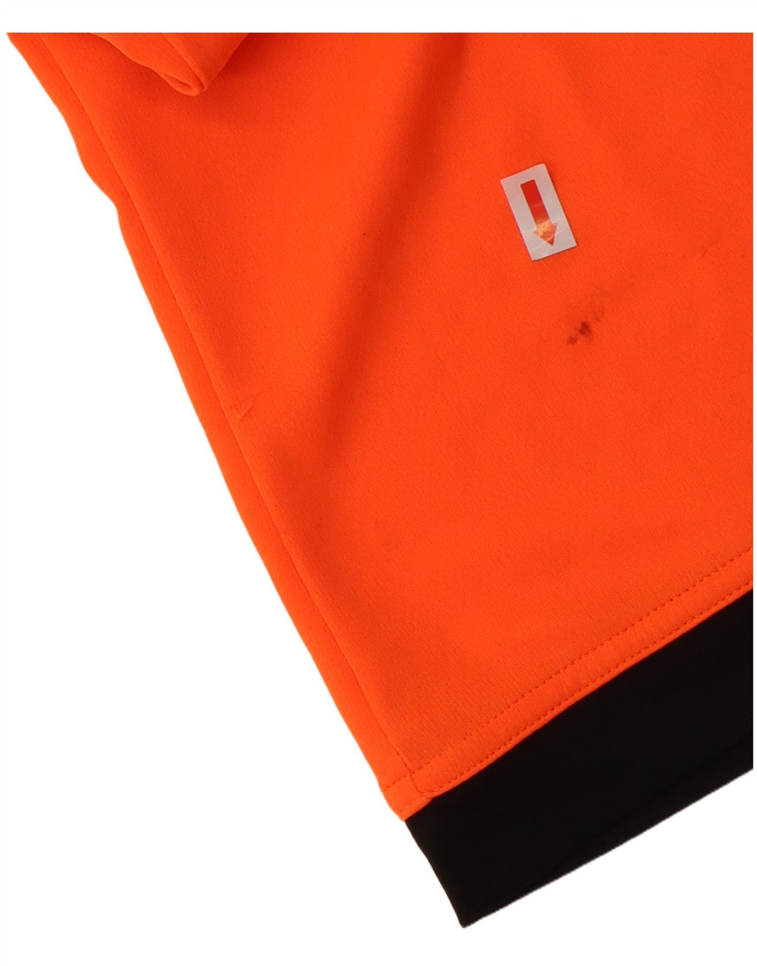 ADIDAS Garçon Climalite T-Shirt Top 9-10 ans Orange Colourblock Polyester