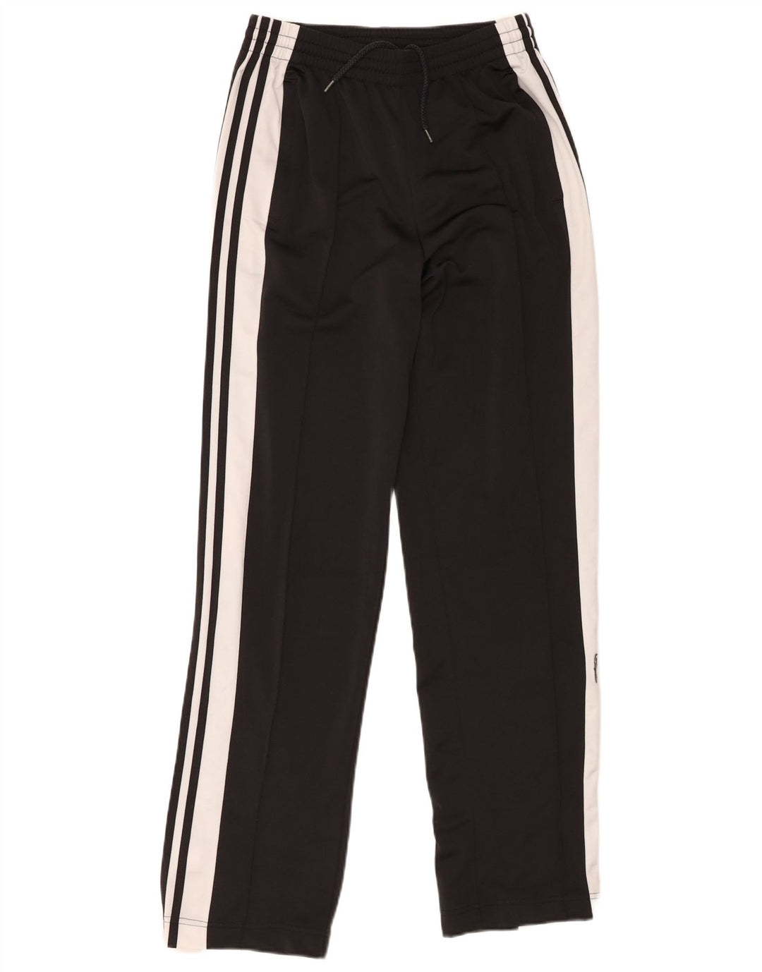 Adidas Pantalon de survêtement pour femme UK 8 Small Noir Colourblock Polyester