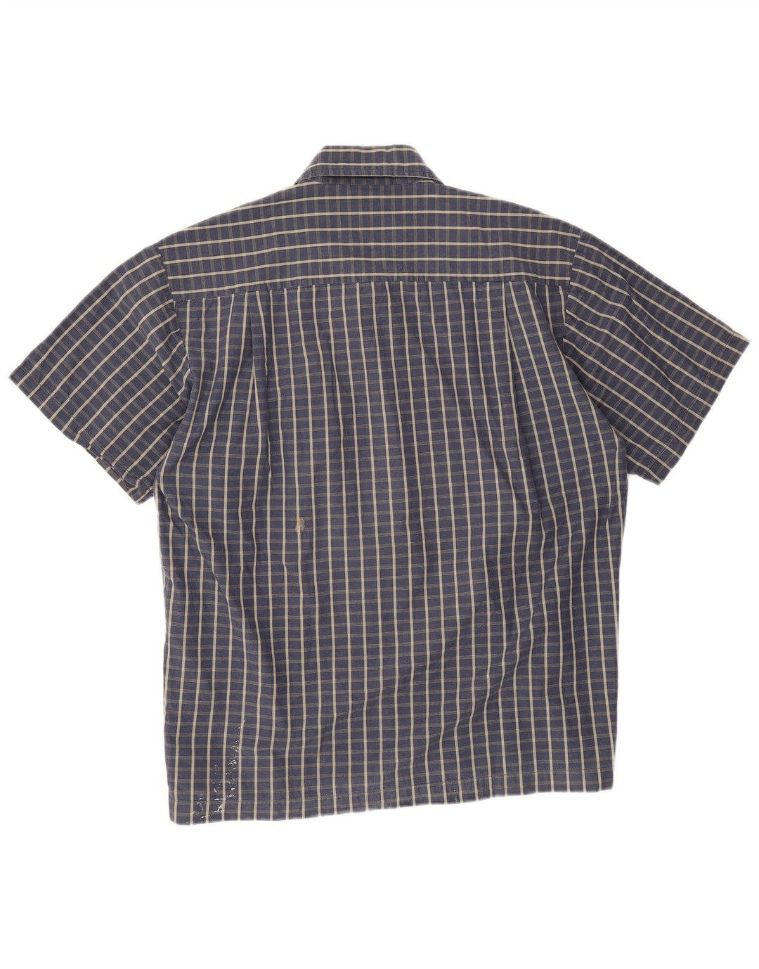 Dickies Chemise à manches courtes homme en coton à carreaux bleu marine moyen