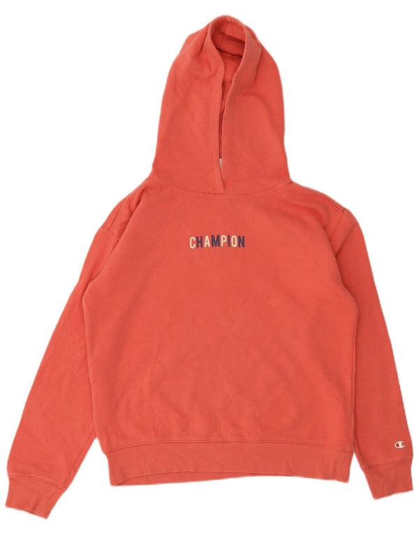 Champion Pull à capuche graphique pour fille 15-16 ans 2XL Rose Coton