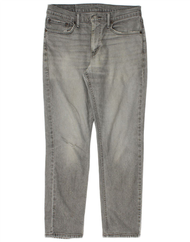 Levi's Jean Slim 511 Distressed Homme 32 L30 Gris Coton