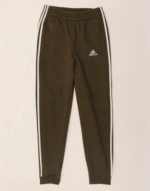 Adidas Pantalon de survêtement pour homme en coton kaki moyen