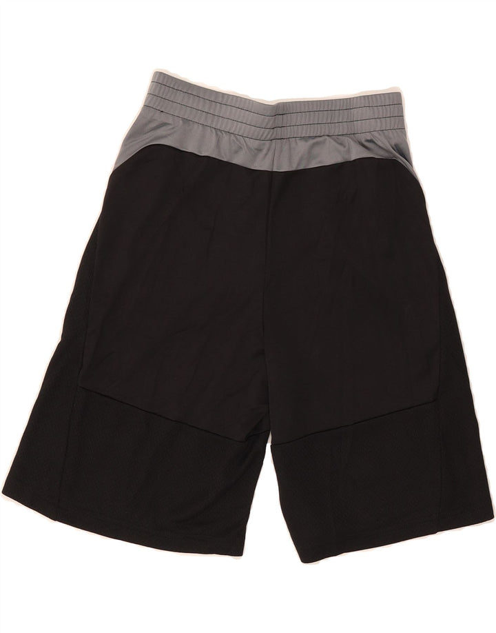 CHAMPION Boys Sport Shorts 10-11 Years Black Colourblock Polyester Vintage Champion and Second-Hand Champion from Messina Hembry 