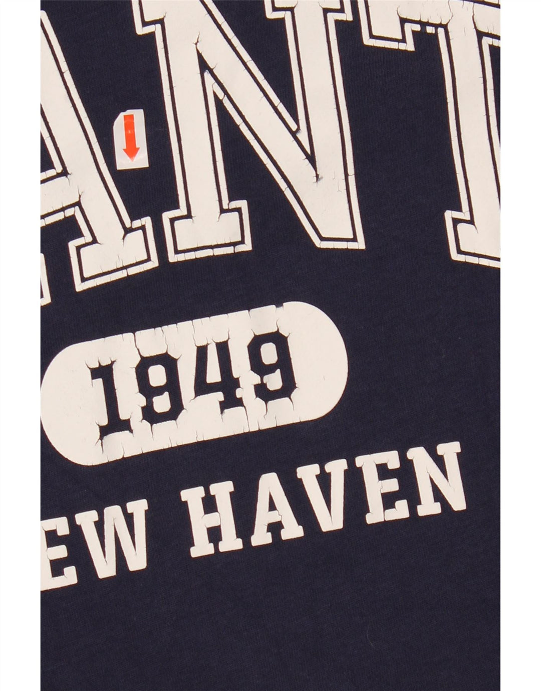 GANT Hommes New Haven Graphic Sweatshirt Jumper 4XL Bleu Marine Coton