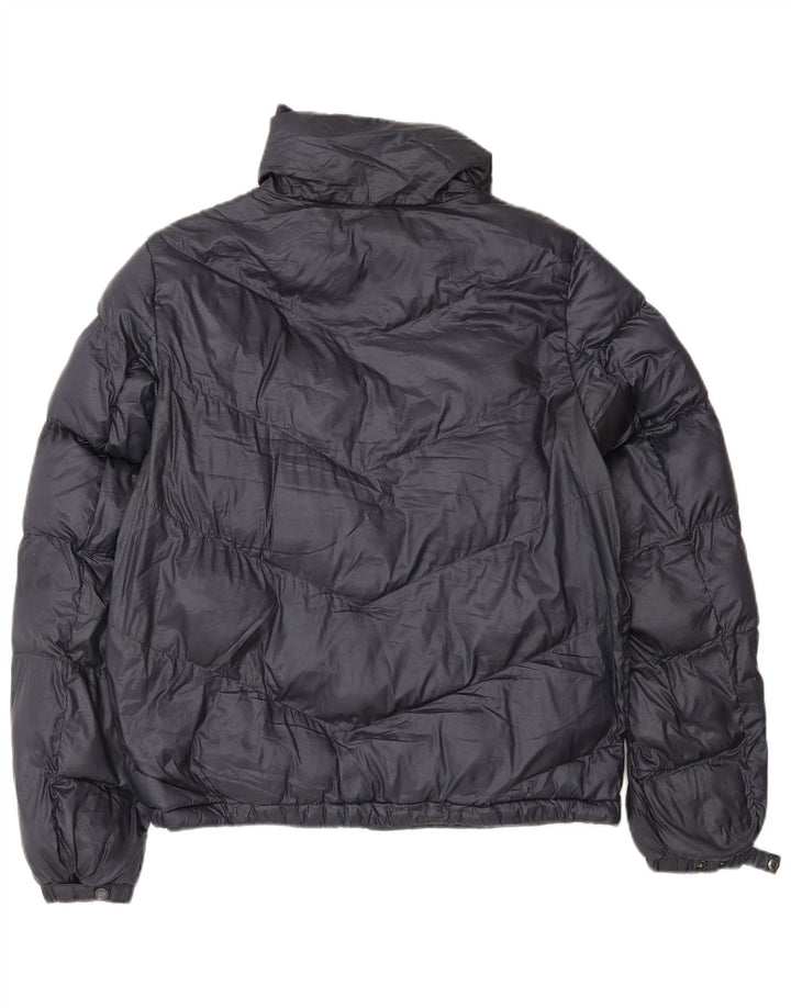 Massimo Dutti Veste matelassée pour homme UK 36 Small Bleu marine Polyester