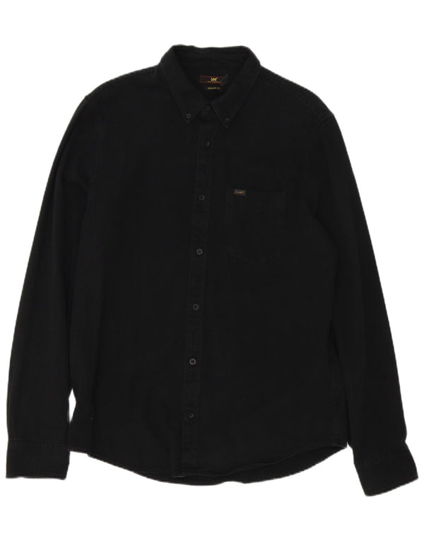 Lee Chemise Regular Fit Homme Noir Moyen Coton