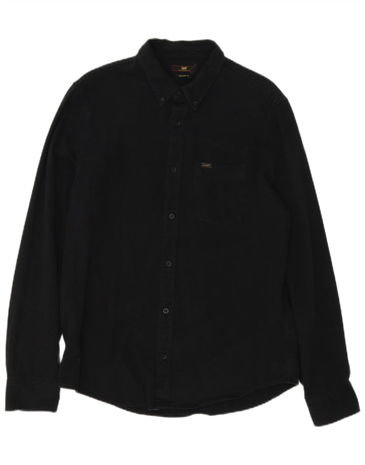 Lee Chemise Regular Fit Homme Noir Moyen Coton