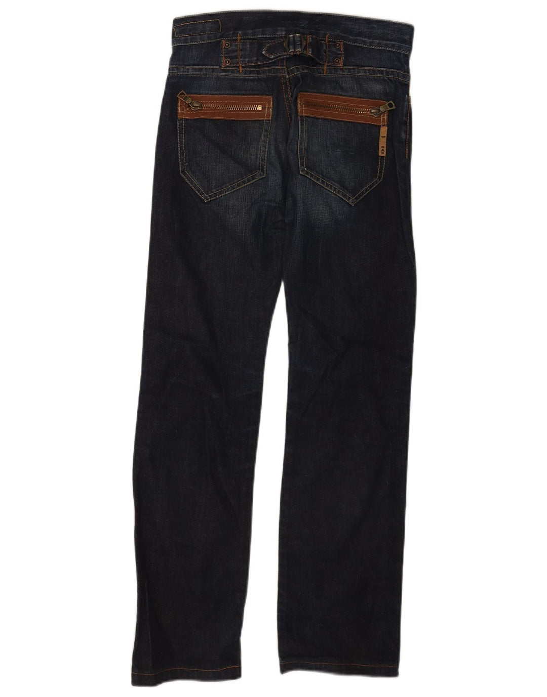 Gas Jean droit femme W25 L30 bleu coton