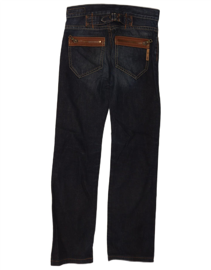 Gas Jean droit femme W25 L30 bleu coton