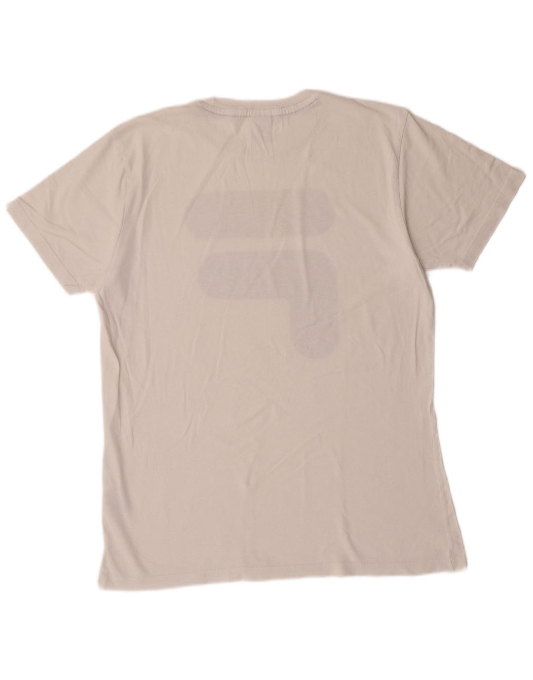 FILA T-shirt de tennis graphique pour hommes, haut IT 46, petit, blanc, coton, sport