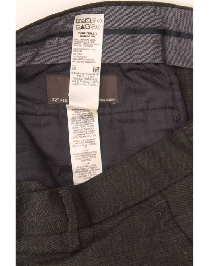Marks & Spencer Pantalon de costume coupe classique pour homme W32 L31 Gris laine
