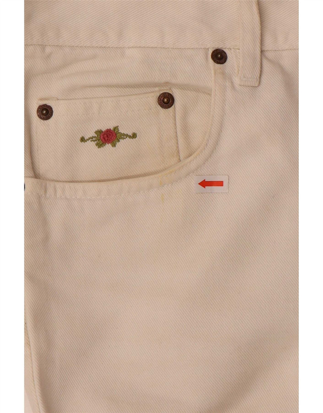 Charro Jean droit homme W38 L30 coton blanc